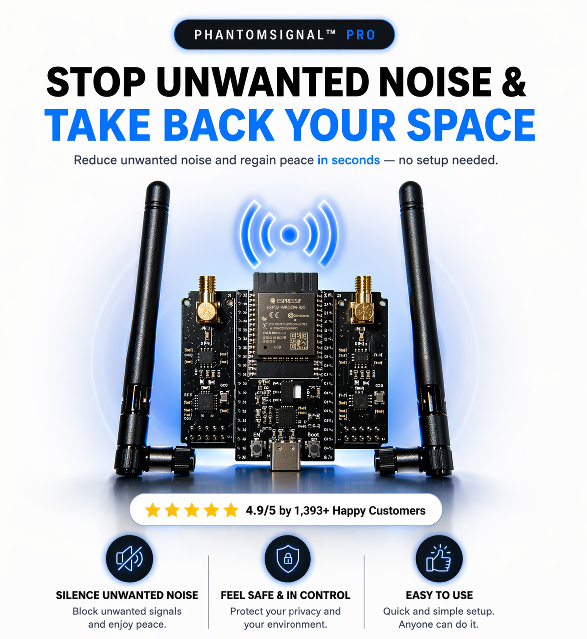 PhantomSignal Pro – Wireless Environment Control Device